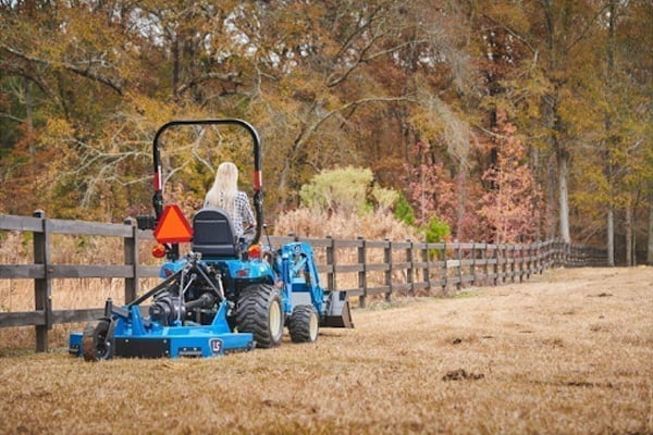 LS Tractor MT1 on the field